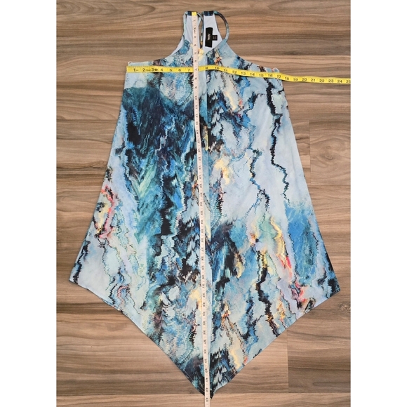 Mossimo Hankerchief Halter Style Dress Size Xsmall - Picture 3 of 6